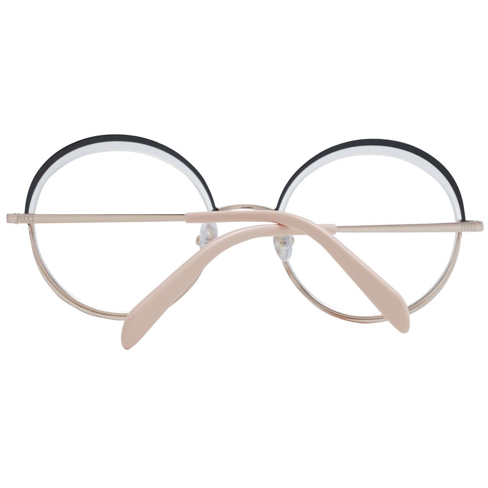 Emilio Pucci Black Metal Glasses (Frames) - Luxe Nova