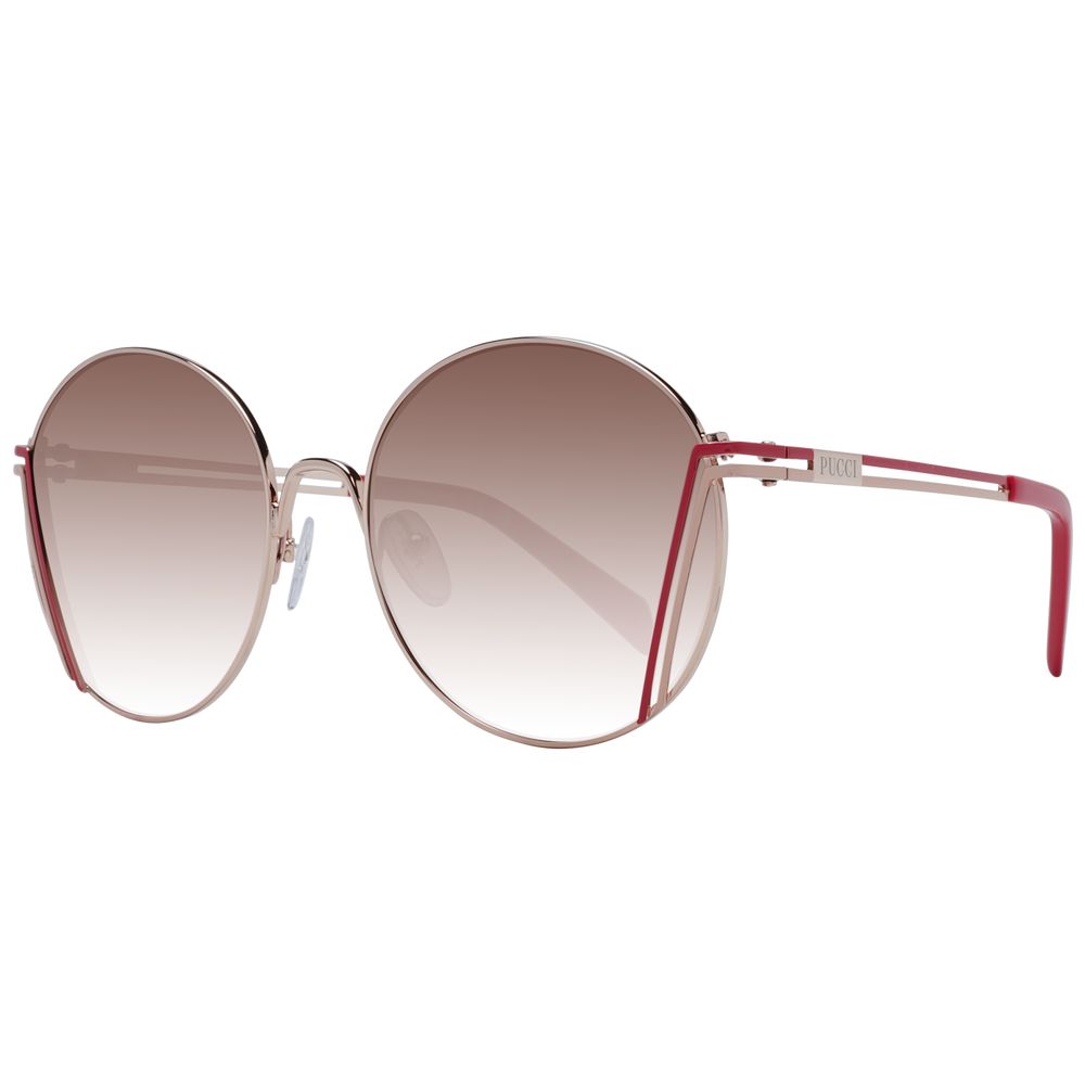 Emilio Pucci Rose Gold Metal Sunglasses - Luxe Nova