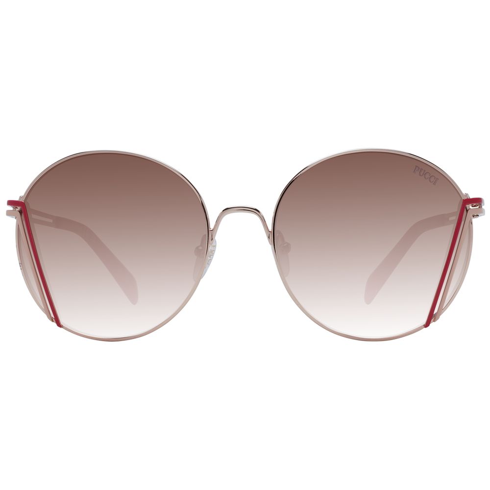 Emilio Pucci Rose Gold Metal Sunglasses - Luxe Nova