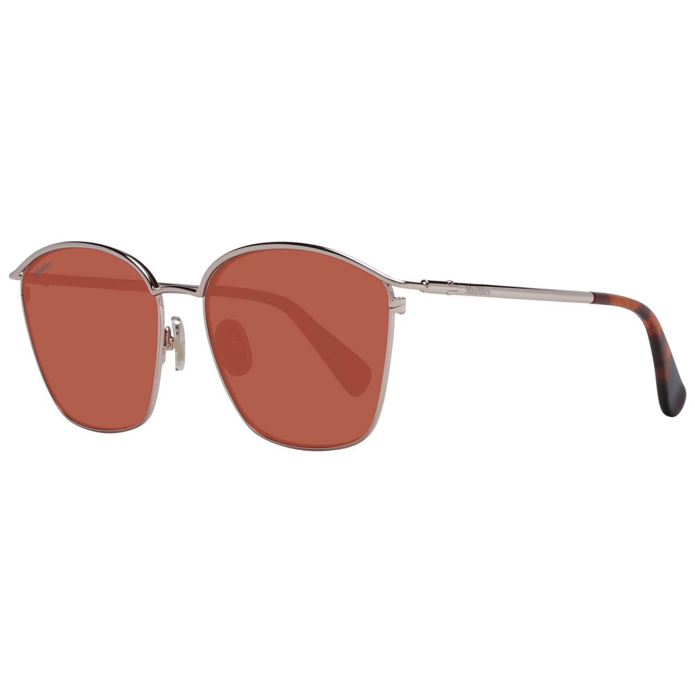 Max Mara Rose Gold Metal Sunglasses - Luxe Nova