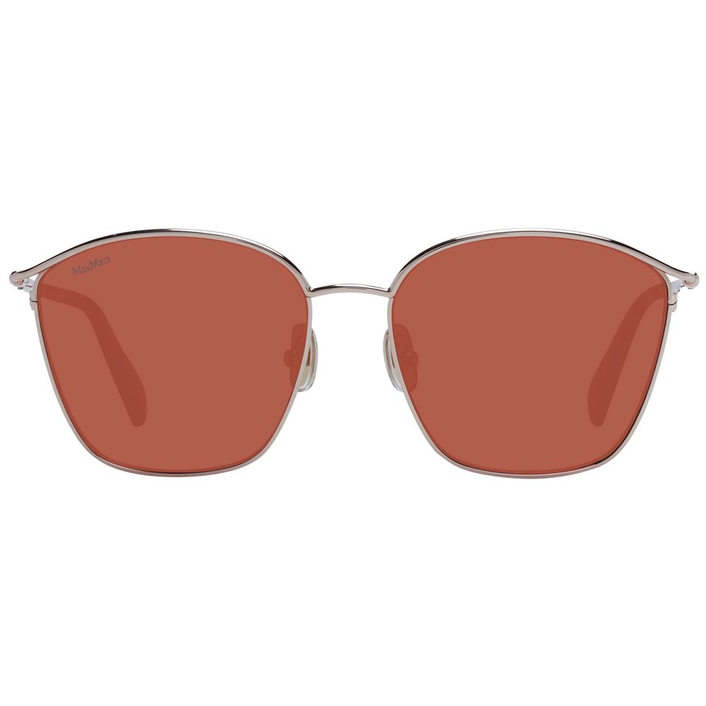 Max Mara Rose Gold Metal Sunglasses - Luxe Nova