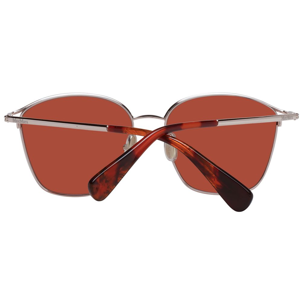 Max Mara Rose Gold Metal Sunglasses - Luxe Nova