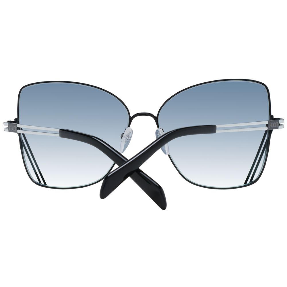 Emilio Pucci Black Metal Sunglasses - Luxe Nova