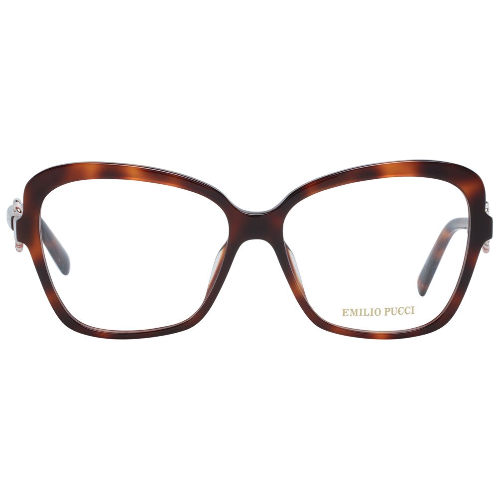 Emilio Pucci Brown Plastic Glasses (Frames) - Luxe Nova