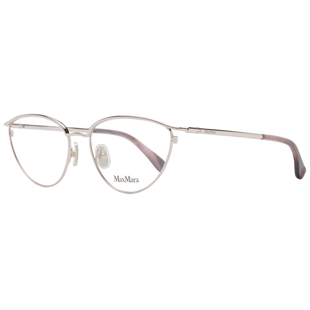 Max Mara Rose Gold Metal Glasses (Frames) - Luxe Nova