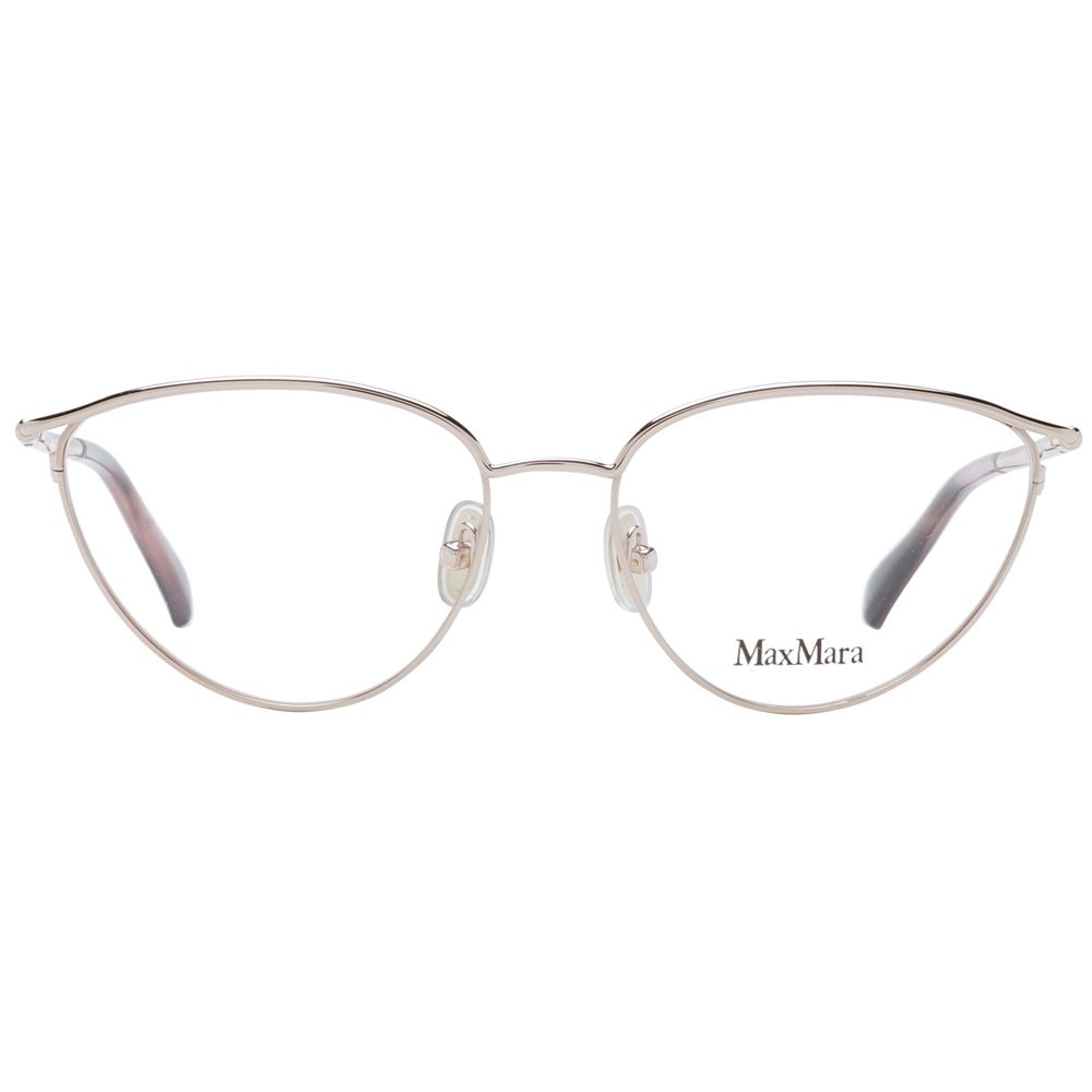 Max Mara Rose Gold Metal Glasses (Frames) - Luxe Nova