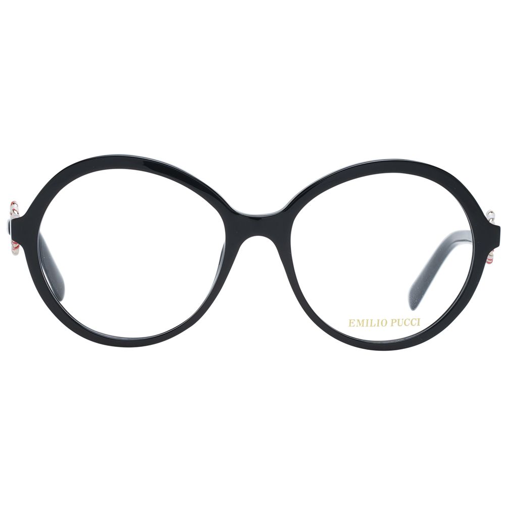 Emilio Pucci Black Plastic Glasses (Frames) - Luxe Nova