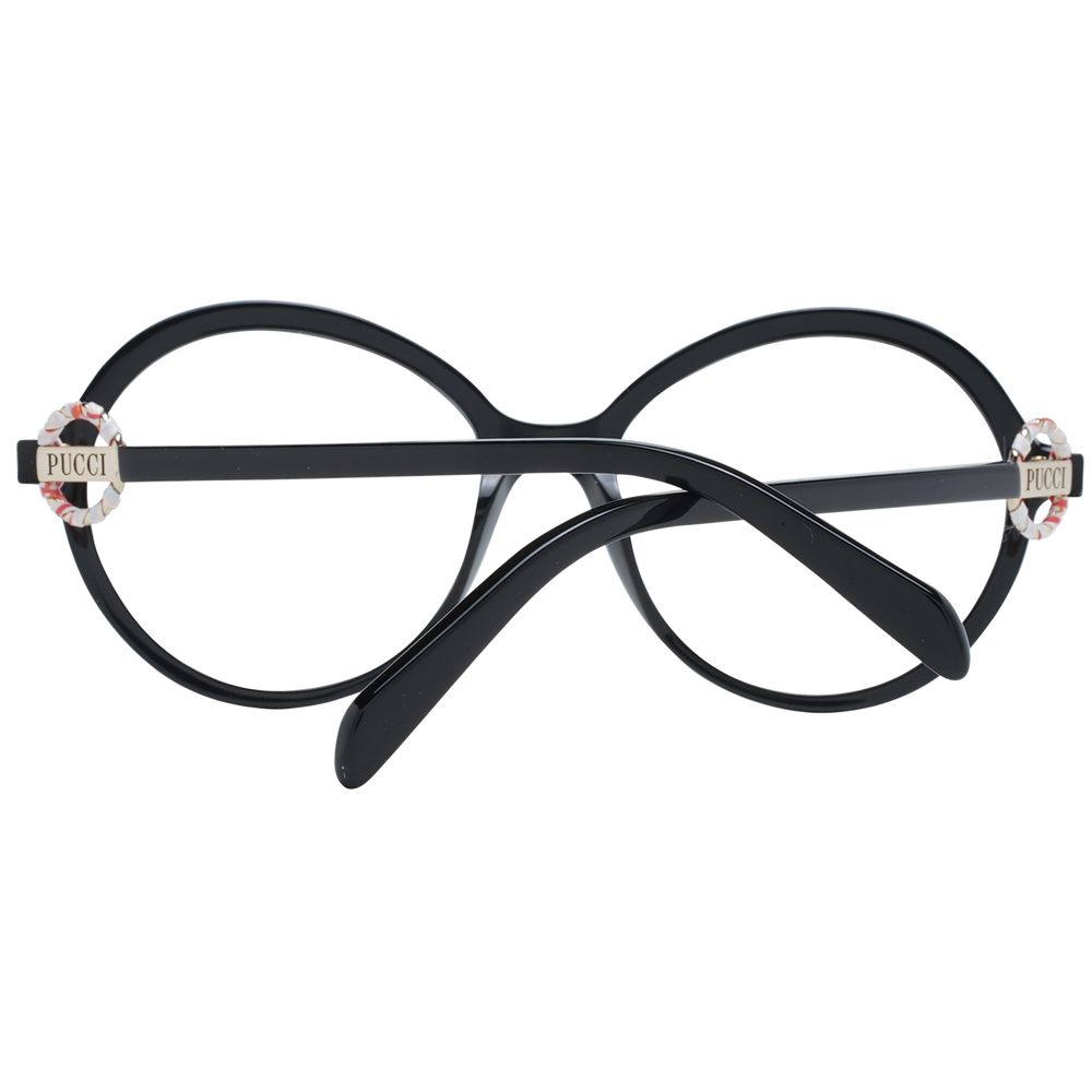 Emilio Pucci Black Plastic Glasses (Frames) - Luxe Nova