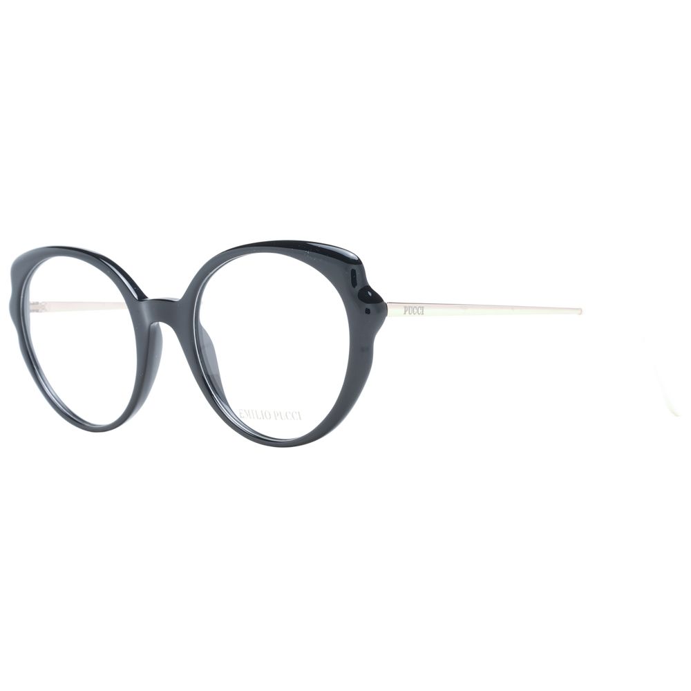 Emilio Pucci Black Plastic Glasses (Frames) - Luxe Nova