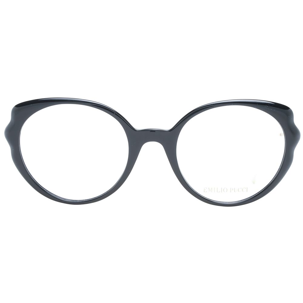 Emilio Pucci Black Plastic Glasses (Frames) - Luxe Nova