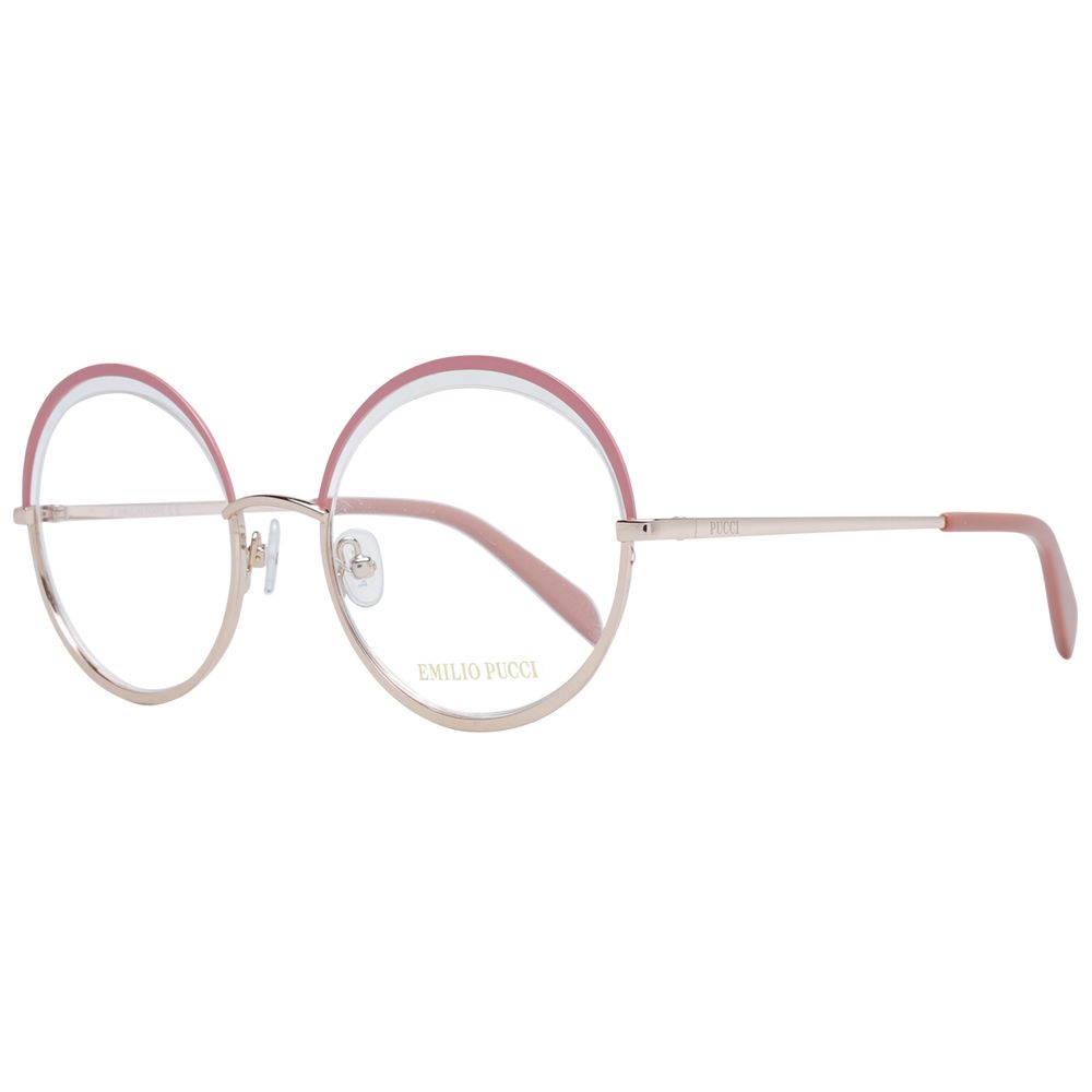Emilio Pucci Pink Metal Glasses (Frames) - Luxe Nova