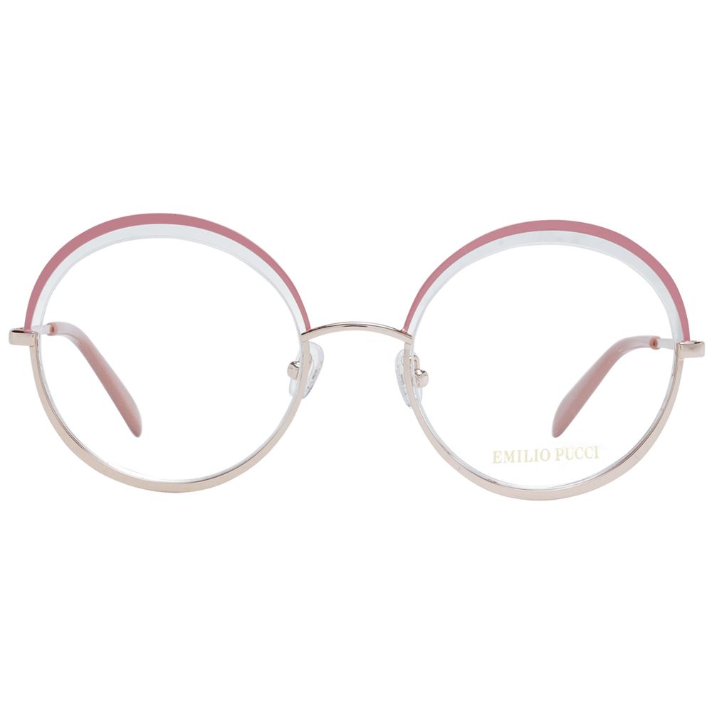 Emilio Pucci Pink Metal Glasses (Frames) - Luxe Nova