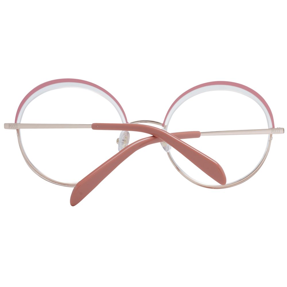 Emilio Pucci Pink Metal Glasses (Frames) - Luxe Nova