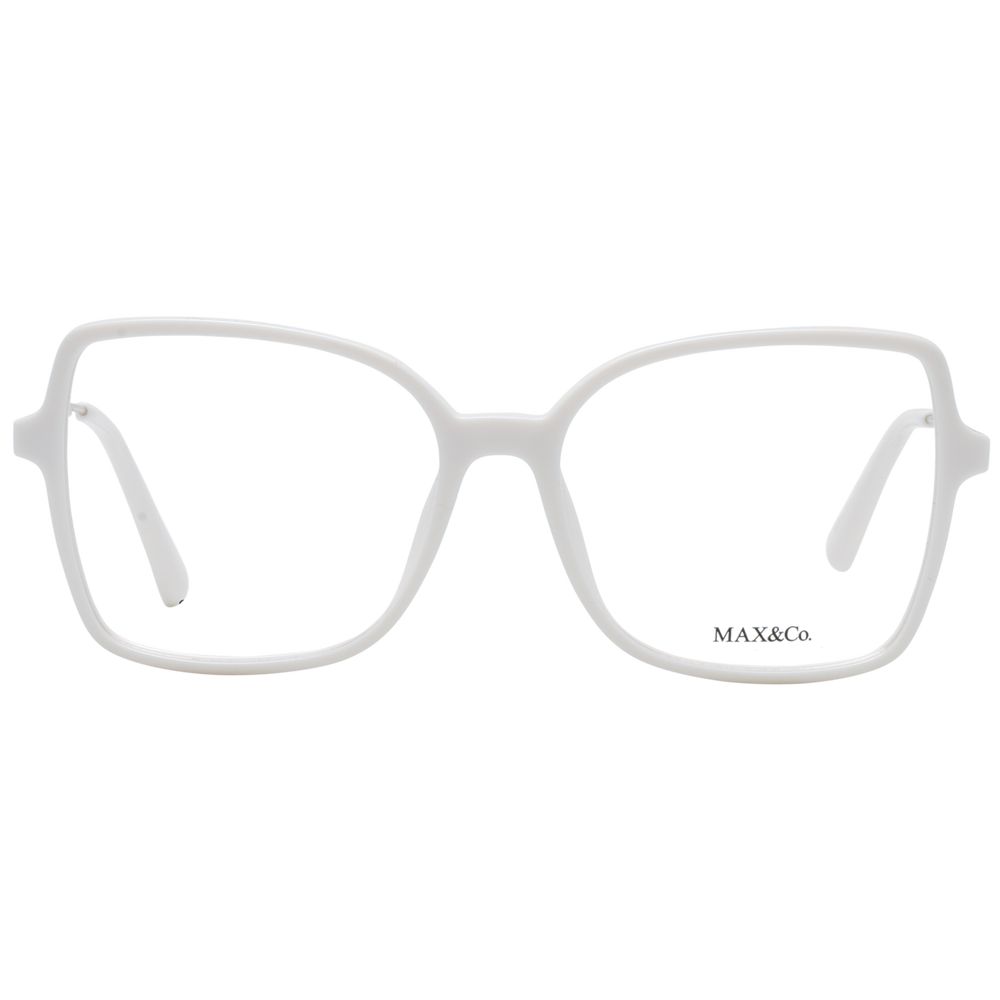 Max & Co White Plastic Glasses (Frames) - Luxe Nova