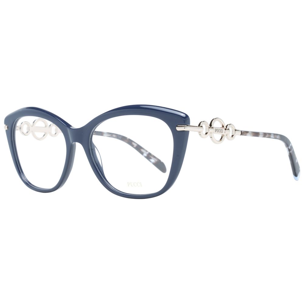 Emilio Pucci Blue Plastic Glasses (Frames) - Luxe Nova
