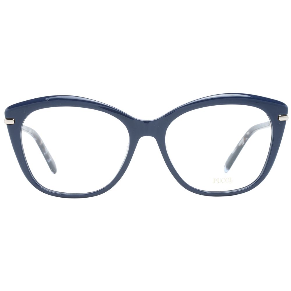 Emilio Pucci Blue Plastic Glasses (Frames) - Luxe Nova