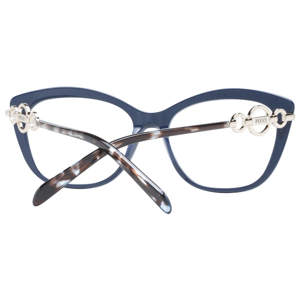 Emilio Pucci Blue Plastic Glasses (Frames) - Luxe Nova