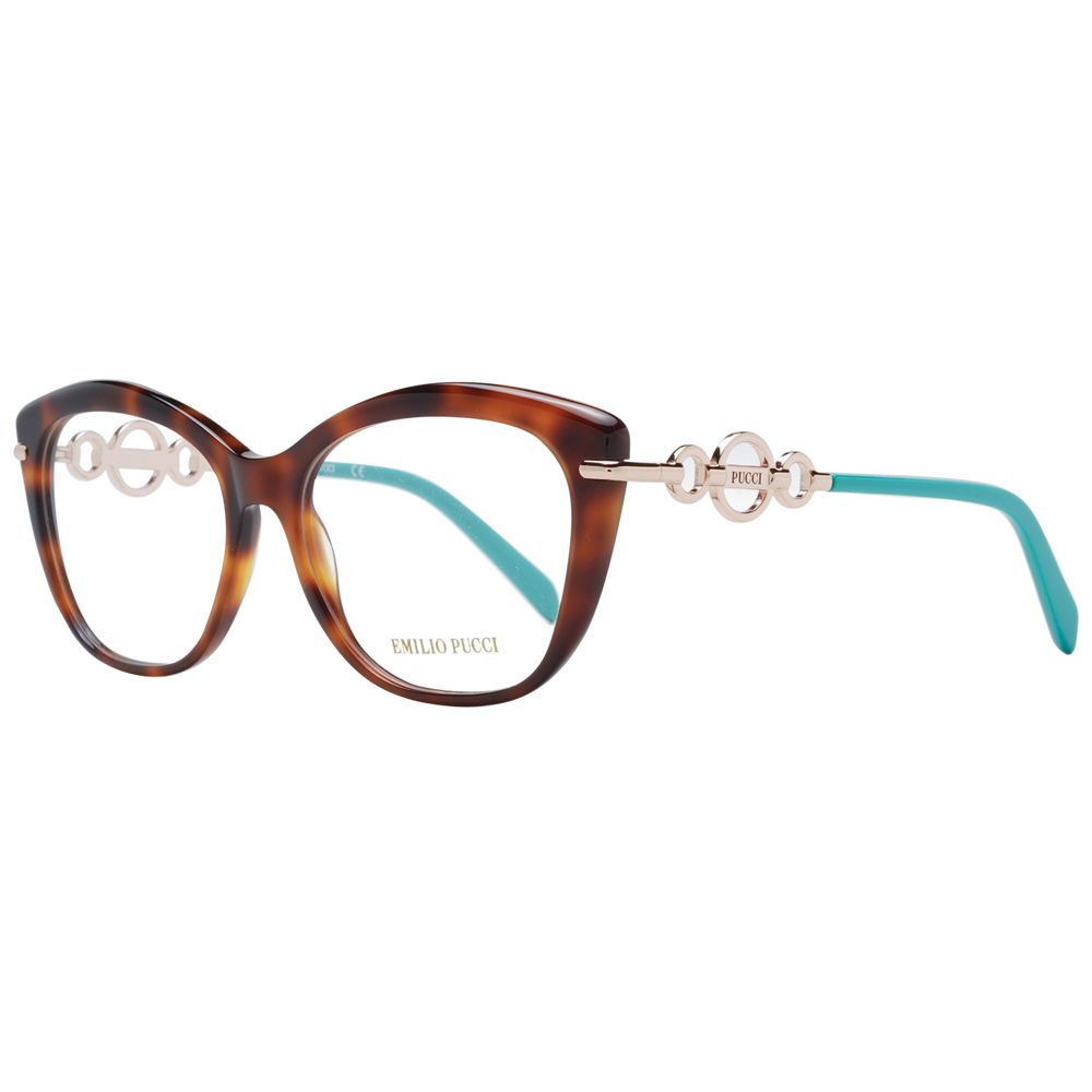 Emilio Pucci Brown Plastic Glasses (Frames) - Luxe Nova