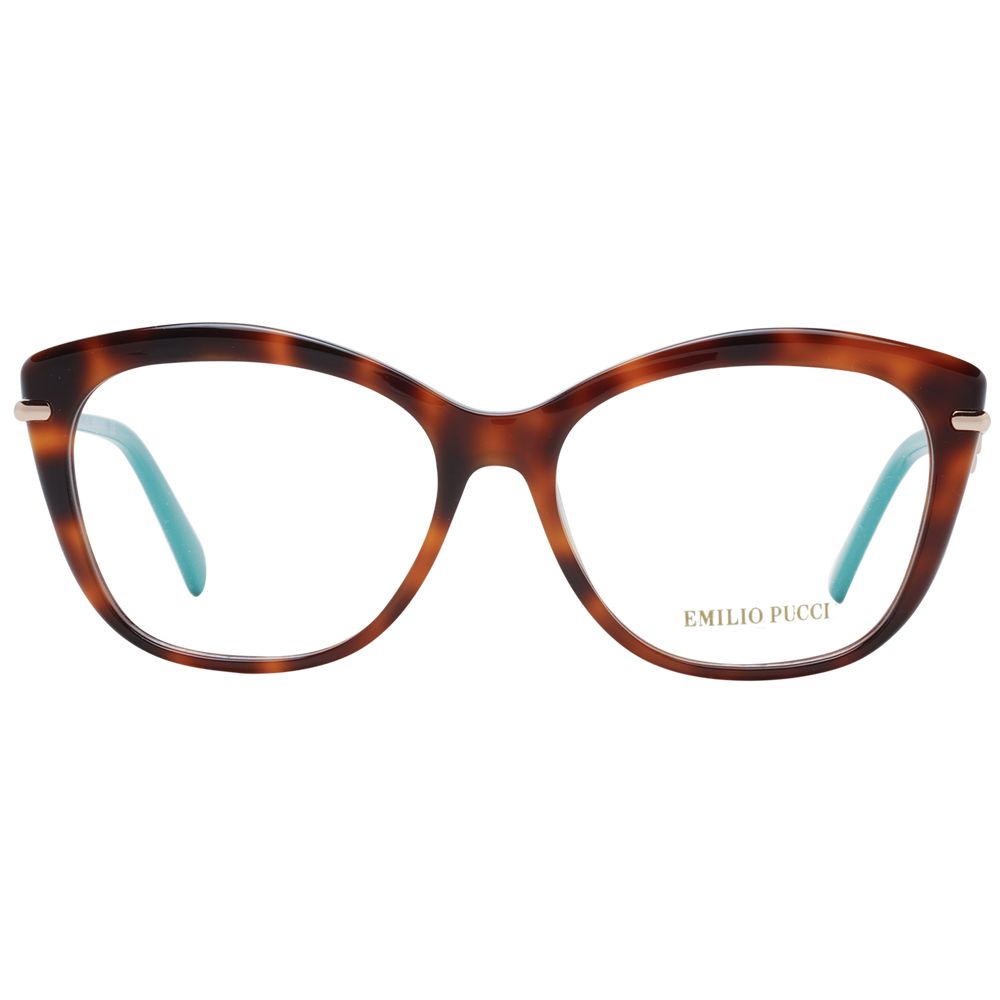 Emilio Pucci Brown Plastic Glasses (Frames) - Luxe Nova