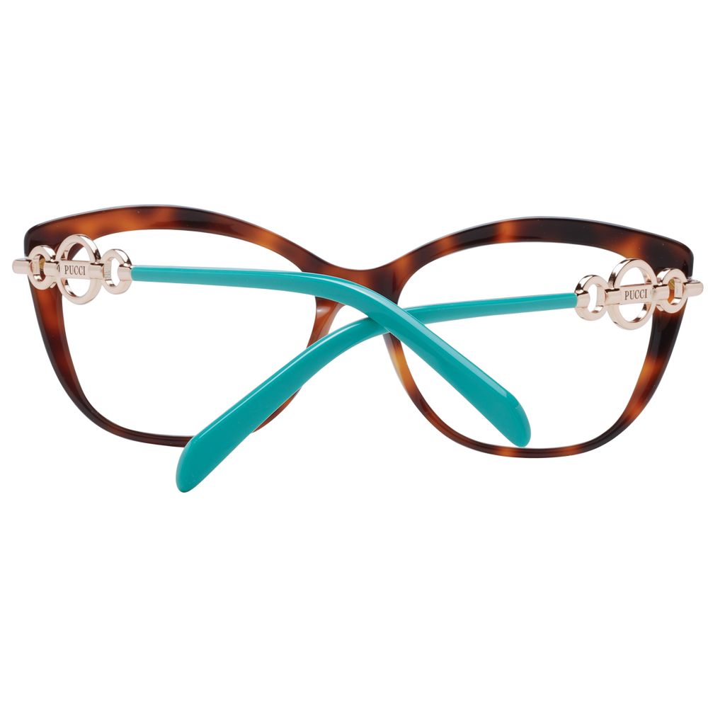 Emilio Pucci Brown Plastic Glasses (Frames) - Luxe Nova