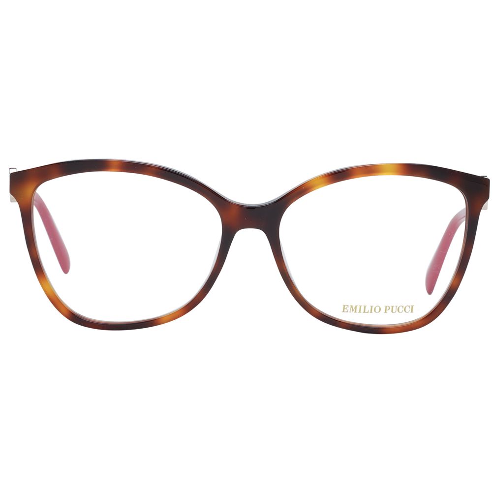 Emilio Pucci Brown Plastic Glasses (Frames) - Luxe Nova