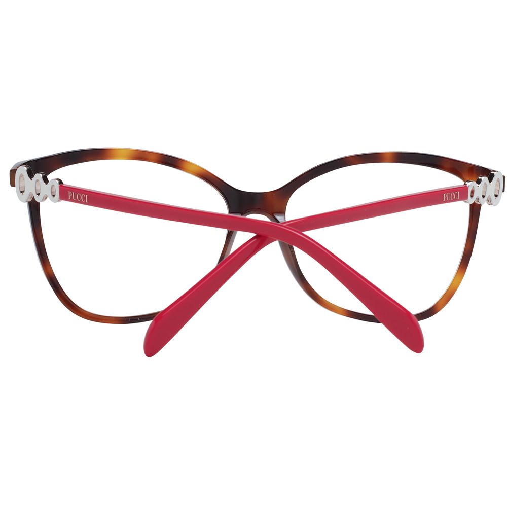 Emilio Pucci Brown Plastic Glasses (Frames) - Luxe Nova