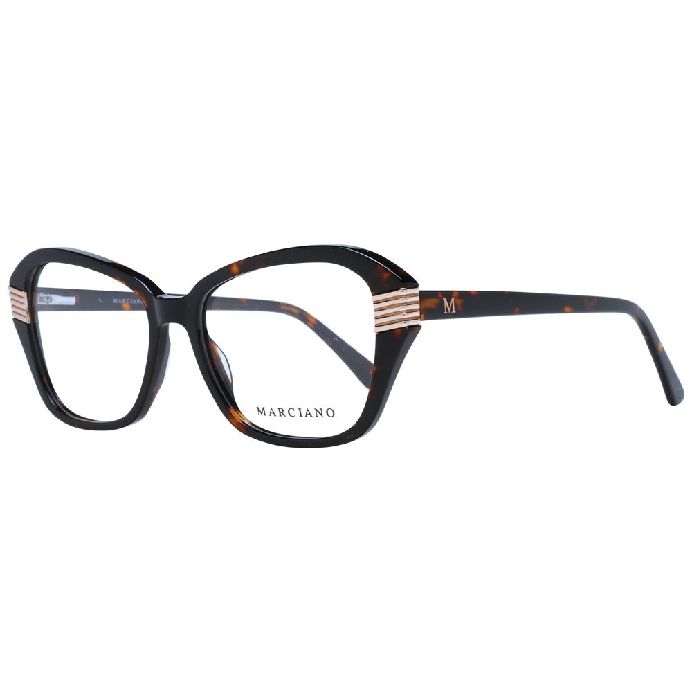 Marciano by Guess Brown Plastic Glasses (Frames) - Luxe Nova