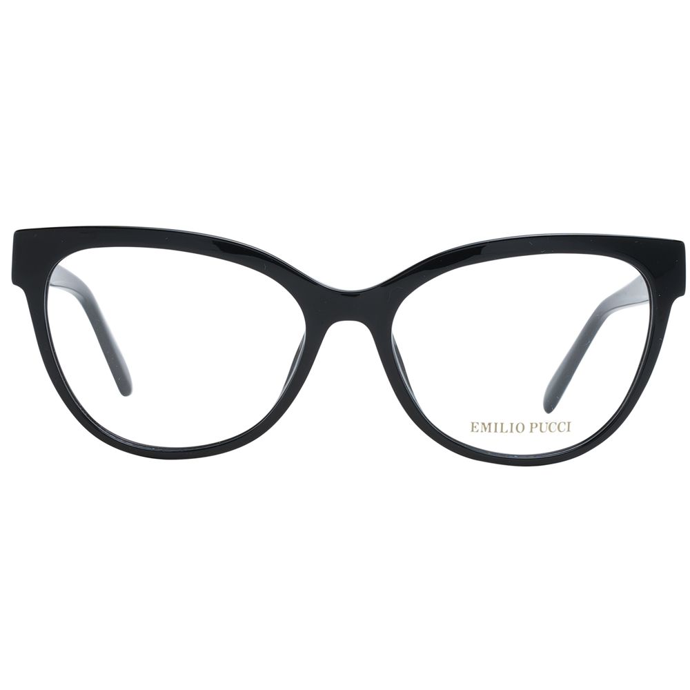 Emilio Pucci Black Plastic Glasses (Frames) - Luxe Nova