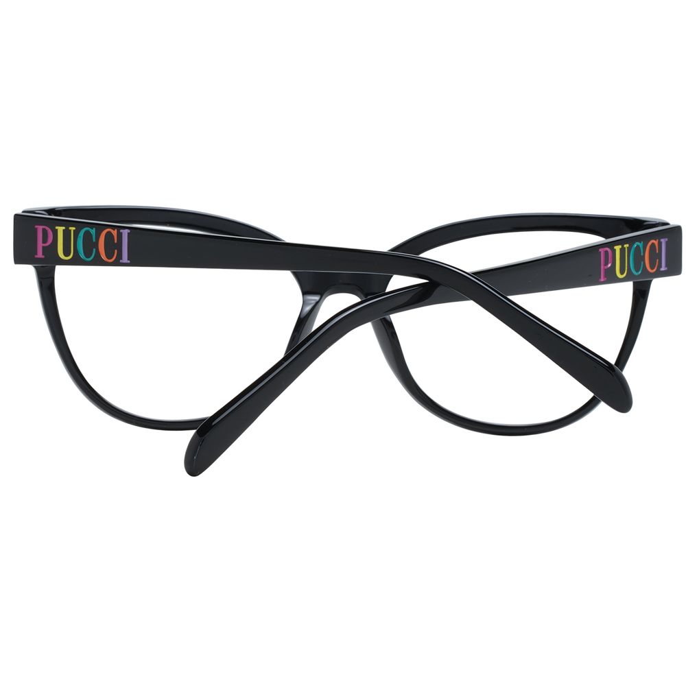 Emilio Pucci Black Plastic Glasses (Frames) - Luxe Nova