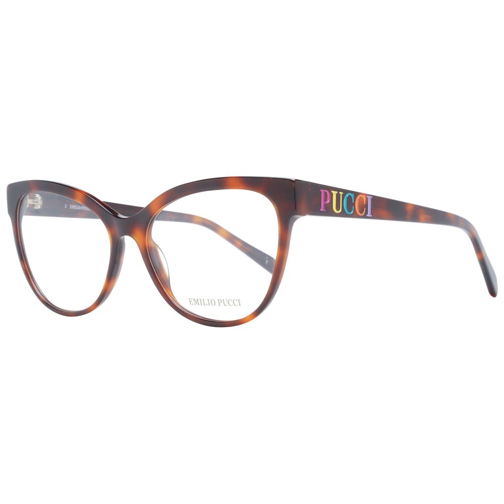 Emilio Pucci Brown Plastic Glasses (Frames) - Luxe Nova