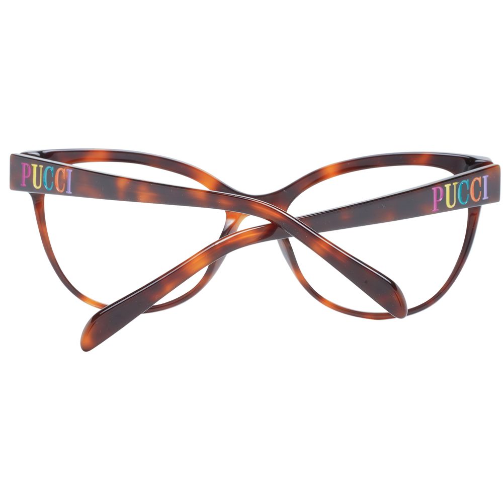 Emilio Pucci Brown Plastic Glasses (Frames) - Luxe Nova