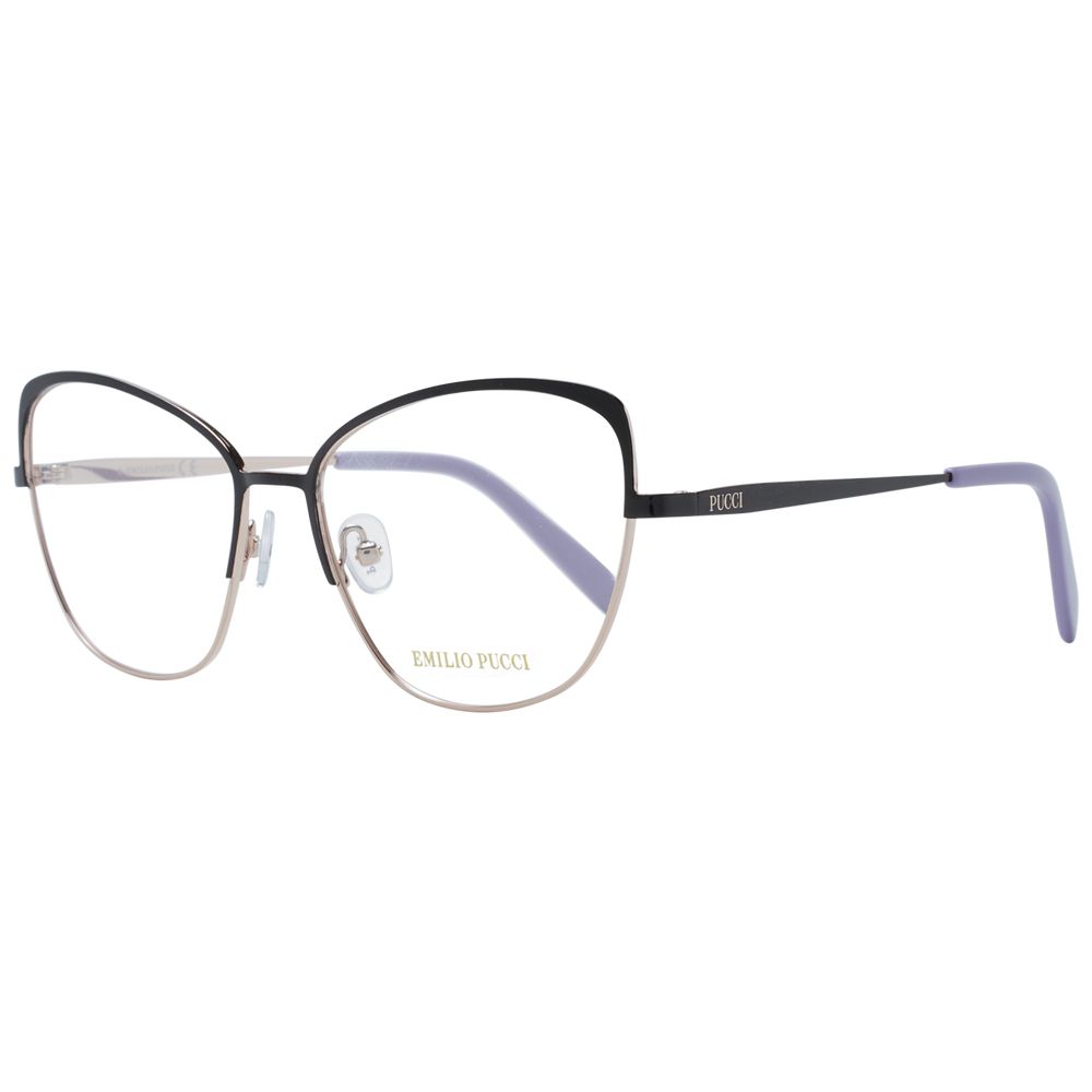 Emilio Pucci Black Metal Glasses (Frames) - Luxe Nova