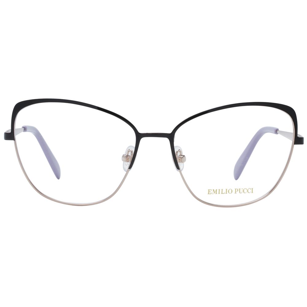 Emilio Pucci Black Metal Glasses (Frames) - Luxe Nova