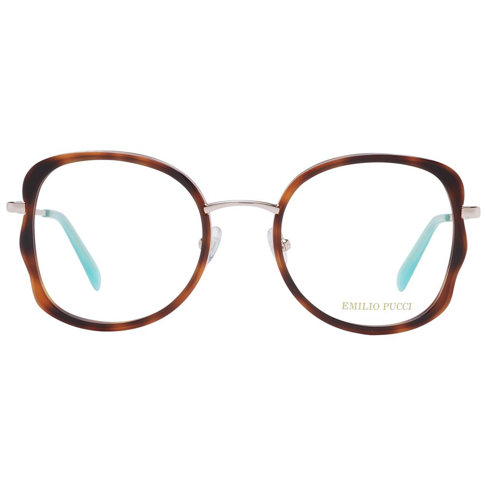 Emilio Pucci Brown Metal & Plastic Glasses (Frames) - Luxe Nova