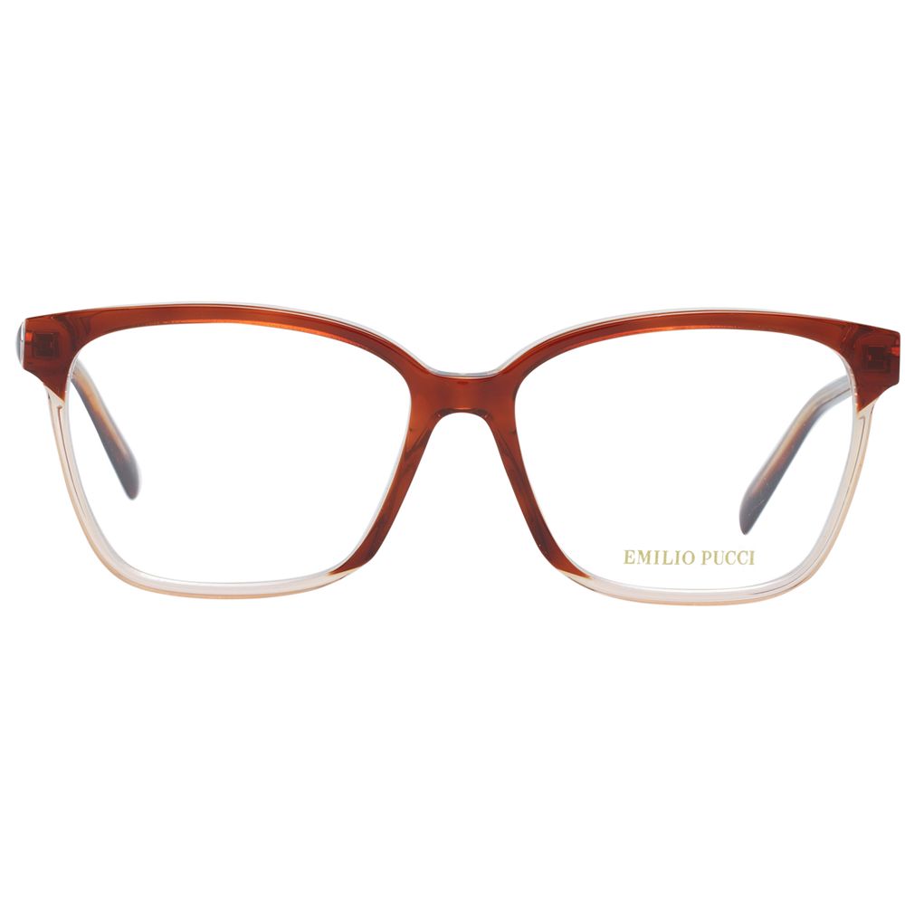 Emilio Pucci Brown Plastic Glasses (Frames) - Luxe Nova