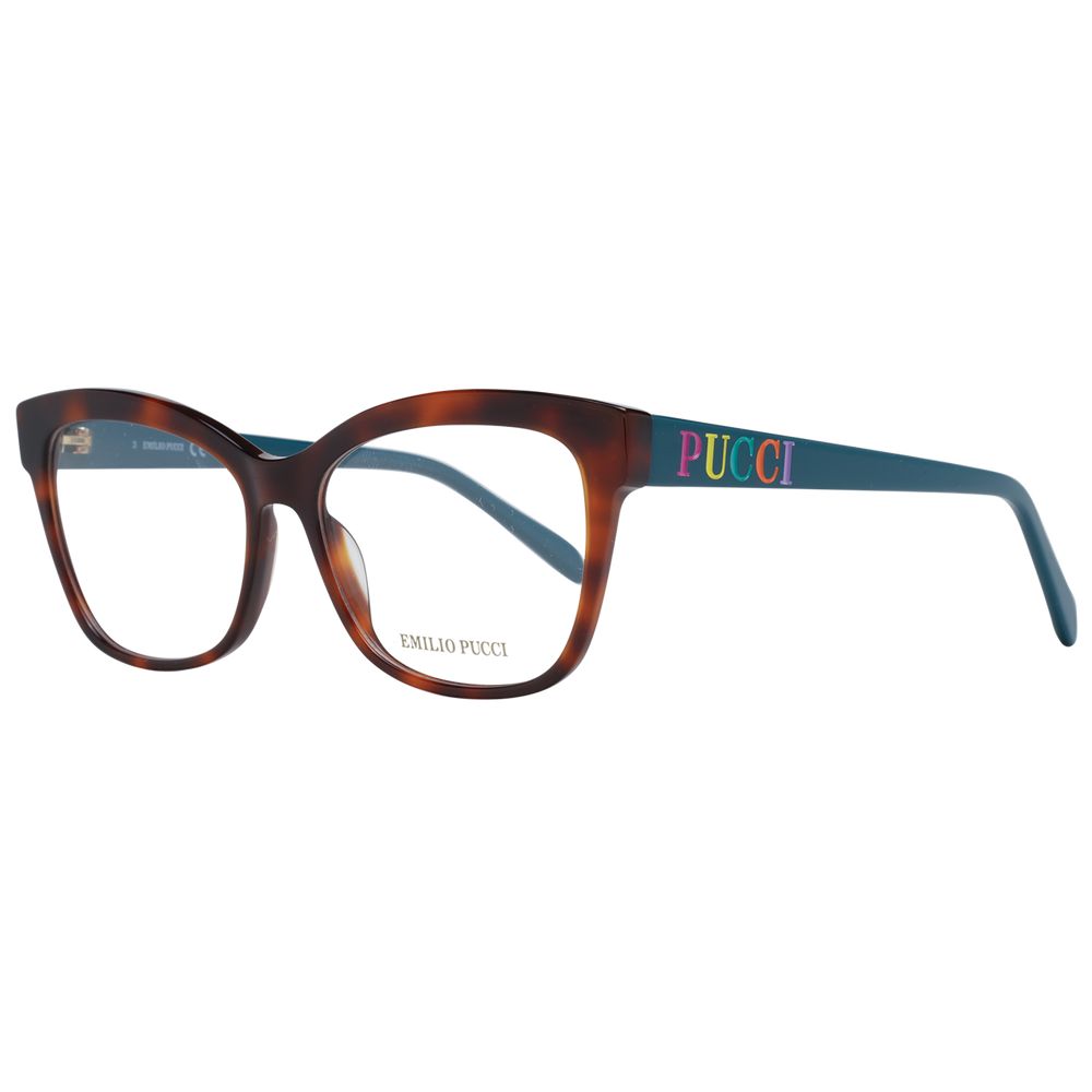 Emilio Pucci Brown Plastic Glasses (Frames) - Luxe Nova
