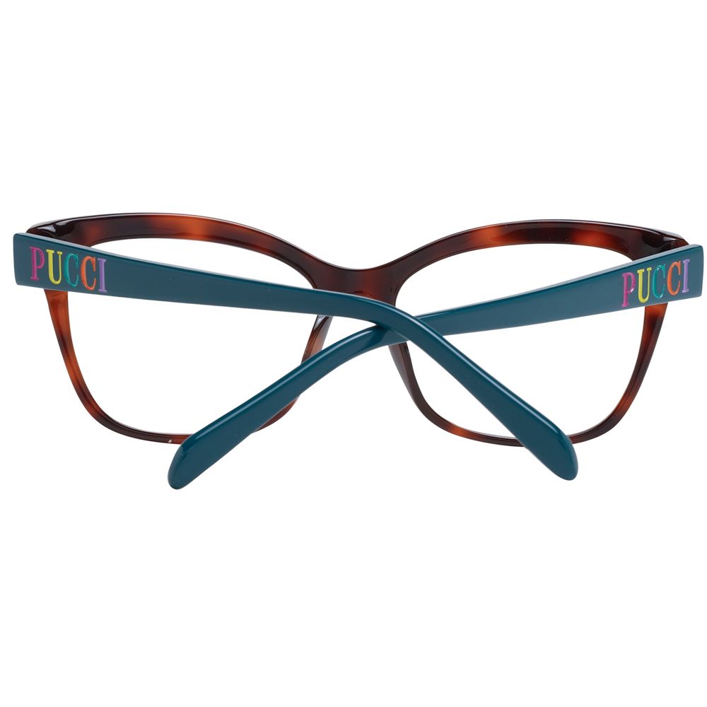 Emilio Pucci Brown Plastic Glasses (Frames) - Luxe Nova