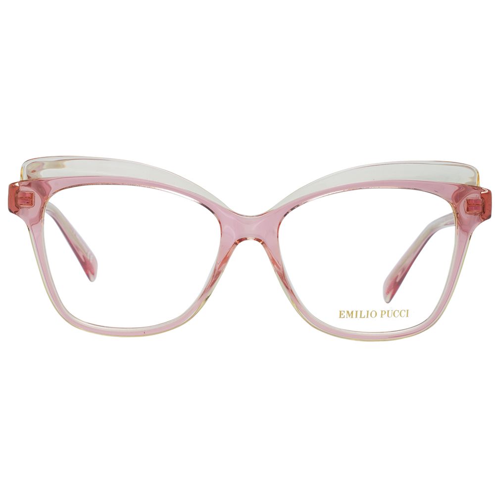 Emilio Pucci Pink Plastic Glasses (Frames) - Luxe Nova