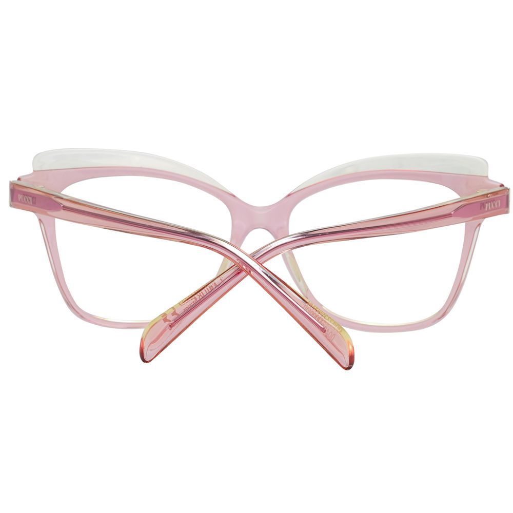 Emilio Pucci Pink Plastic Glasses (Frames) - Luxe Nova