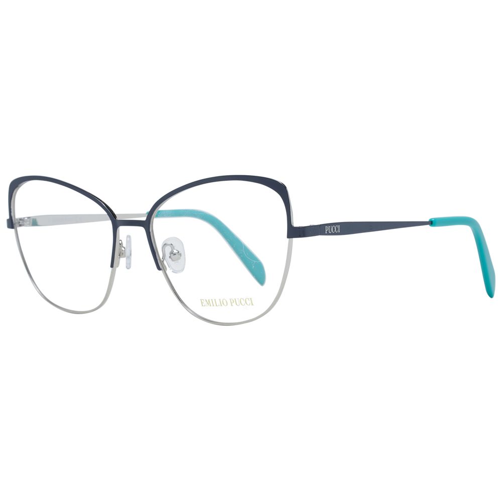 Emilio Pucci Blue Metal Glasses (Frames) - Luxe Nova