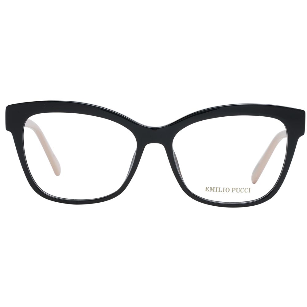 Emilio Pucci Black Plastic Glasses (Frames) - Luxe Nova