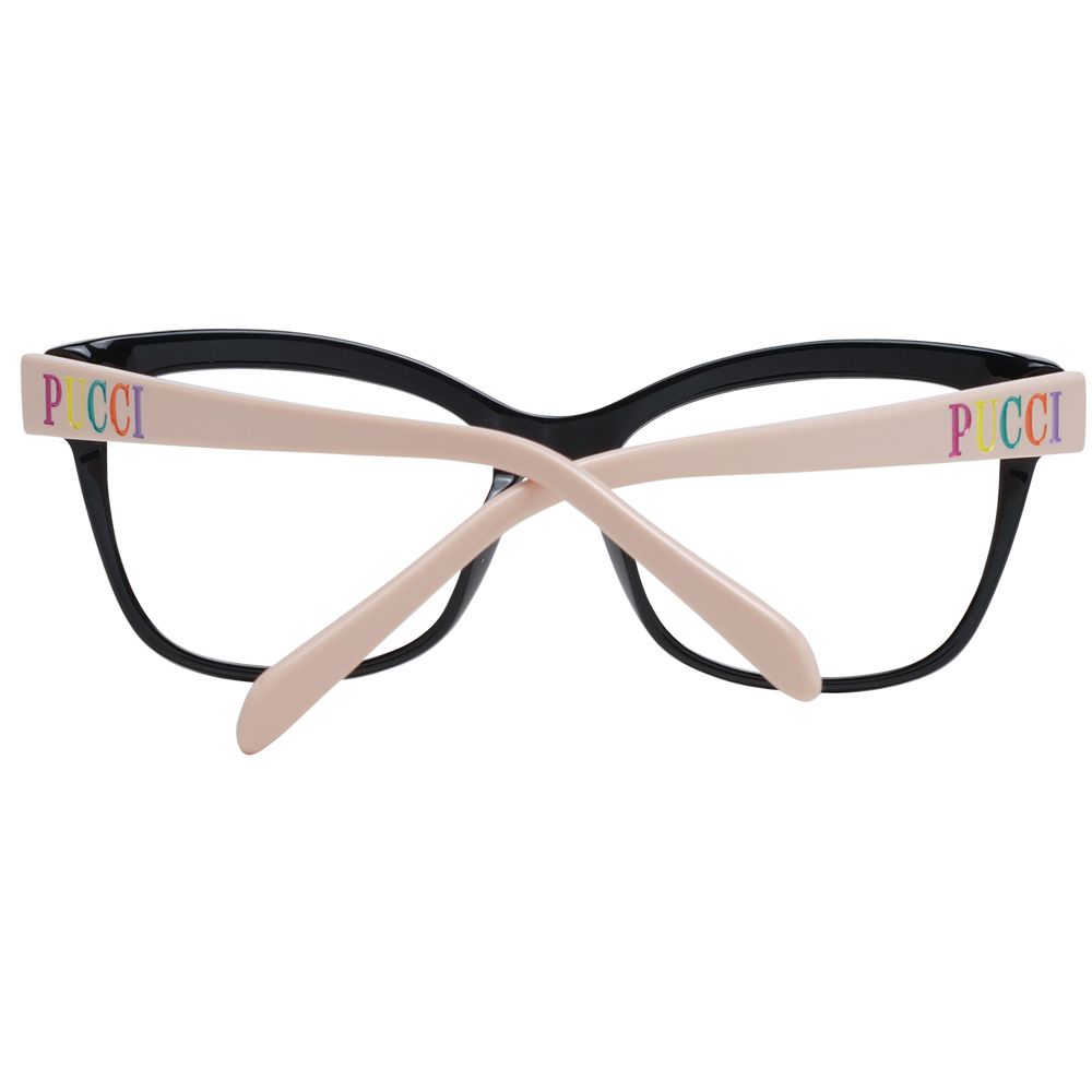 Emilio Pucci Black Plastic Glasses (Frames) - Luxe Nova