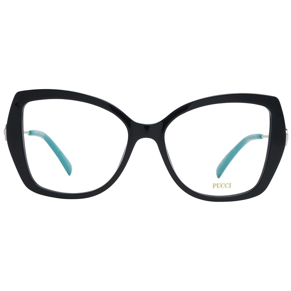 Emilio Pucci Black Plastic Glasses (Frames) - Luxe Nova