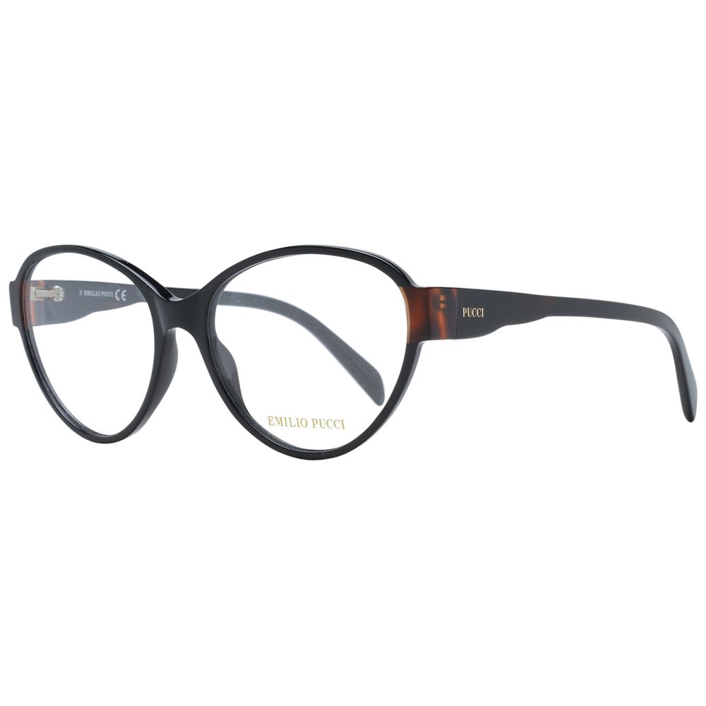 Emilio Pucci Black Plastic Glasses (Frames) - Luxe Nova