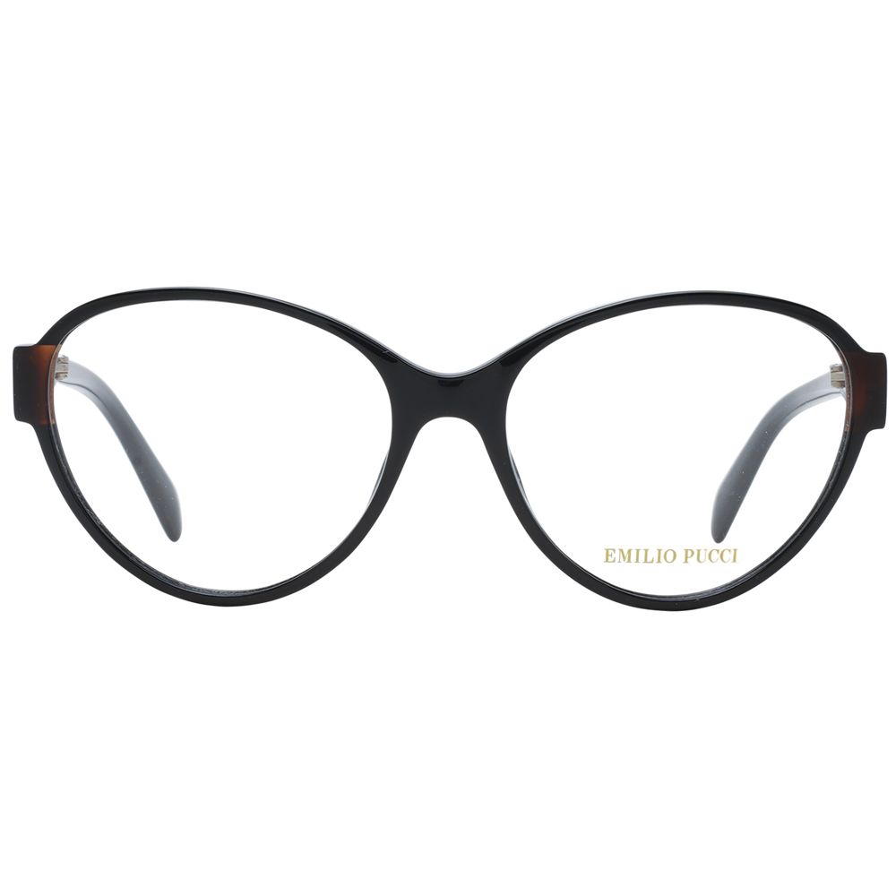 Emilio Pucci Black Plastic Glasses (Frames) - Luxe Nova
