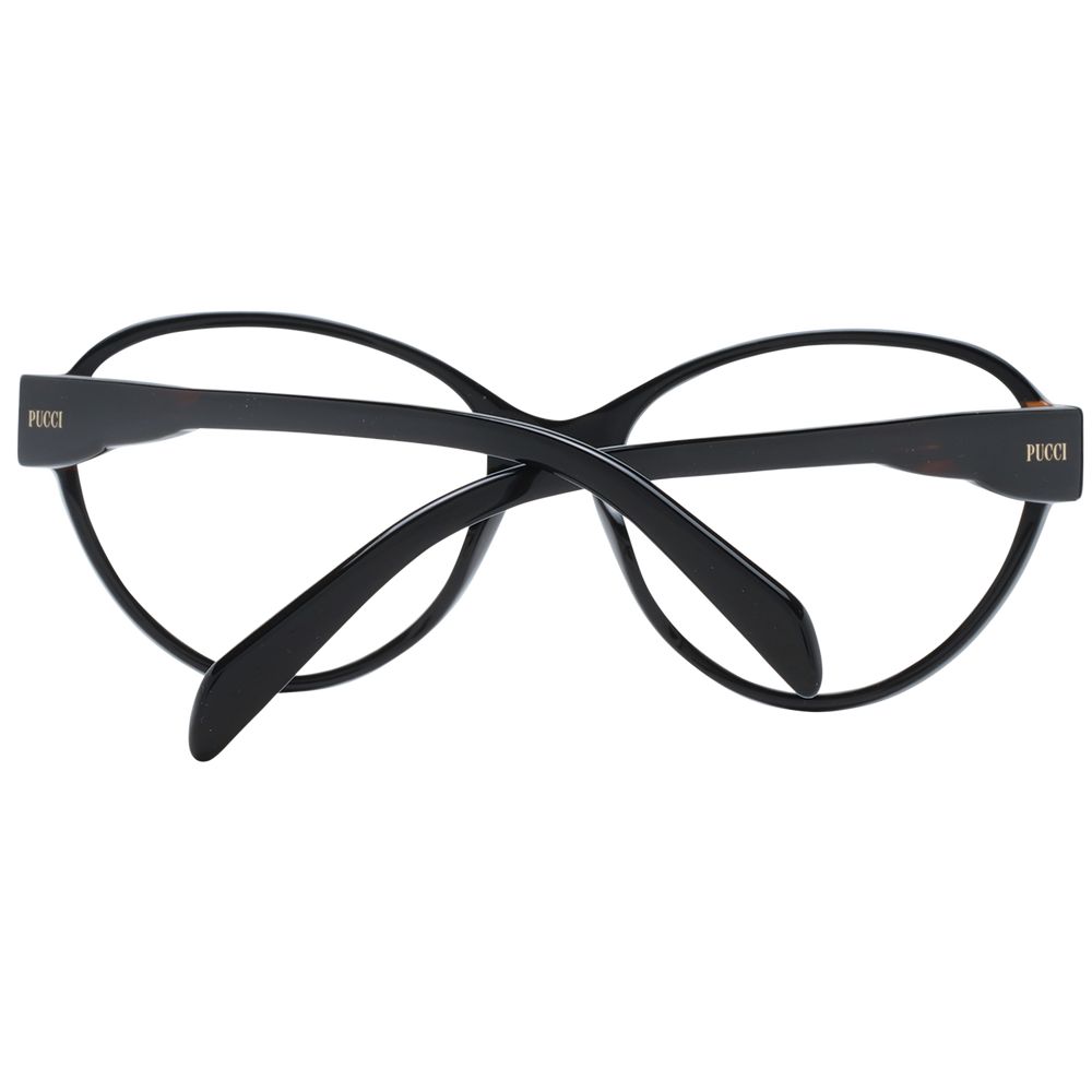 Emilio Pucci Black Plastic Glasses (Frames) - Luxe Nova