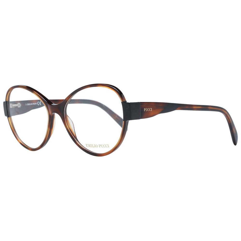 Emilio Pucci Brown Plastic Glasses (Frames) - Luxe Nova