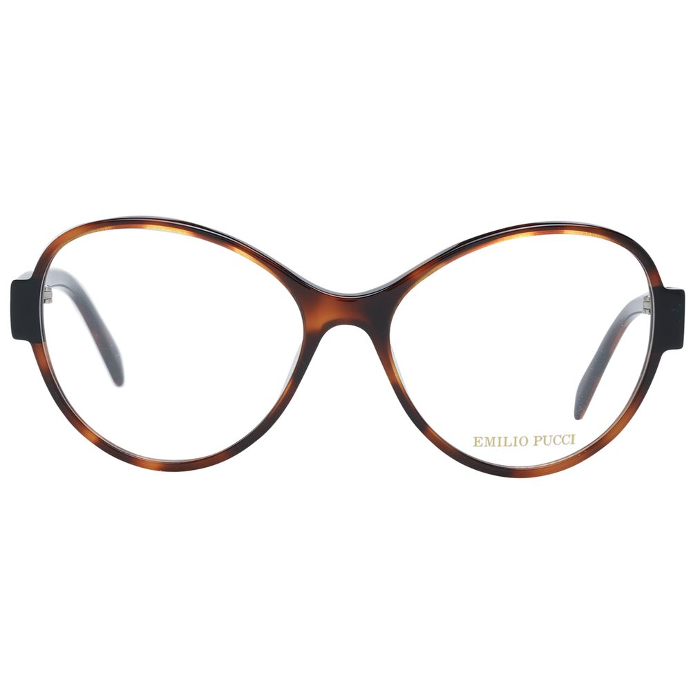Emilio Pucci Brown Plastic Glasses (Frames) - Luxe Nova