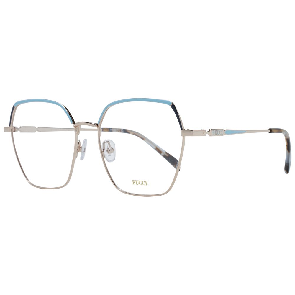 Emilio Pucci Gold Metal Glasses (Frames) - Luxe Nova