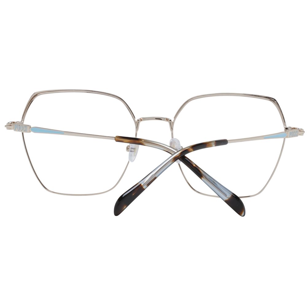 Emilio Pucci Gold Metal Glasses (Frames) - Luxe Nova